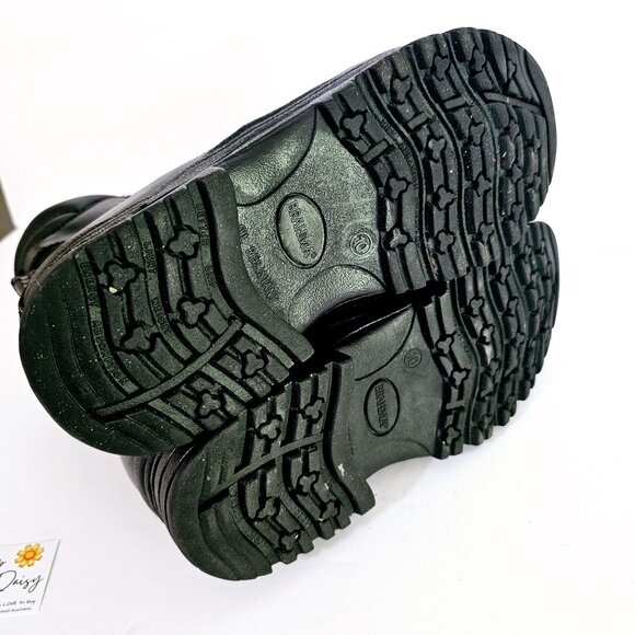 Brahma Mens Swat‎ Tactical Black Combat Boots Comp Toe Size 10W Leather 《953》B - Picture 9 of 10